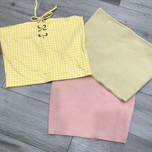 PACSUN TUBE TOPS BUNDLE